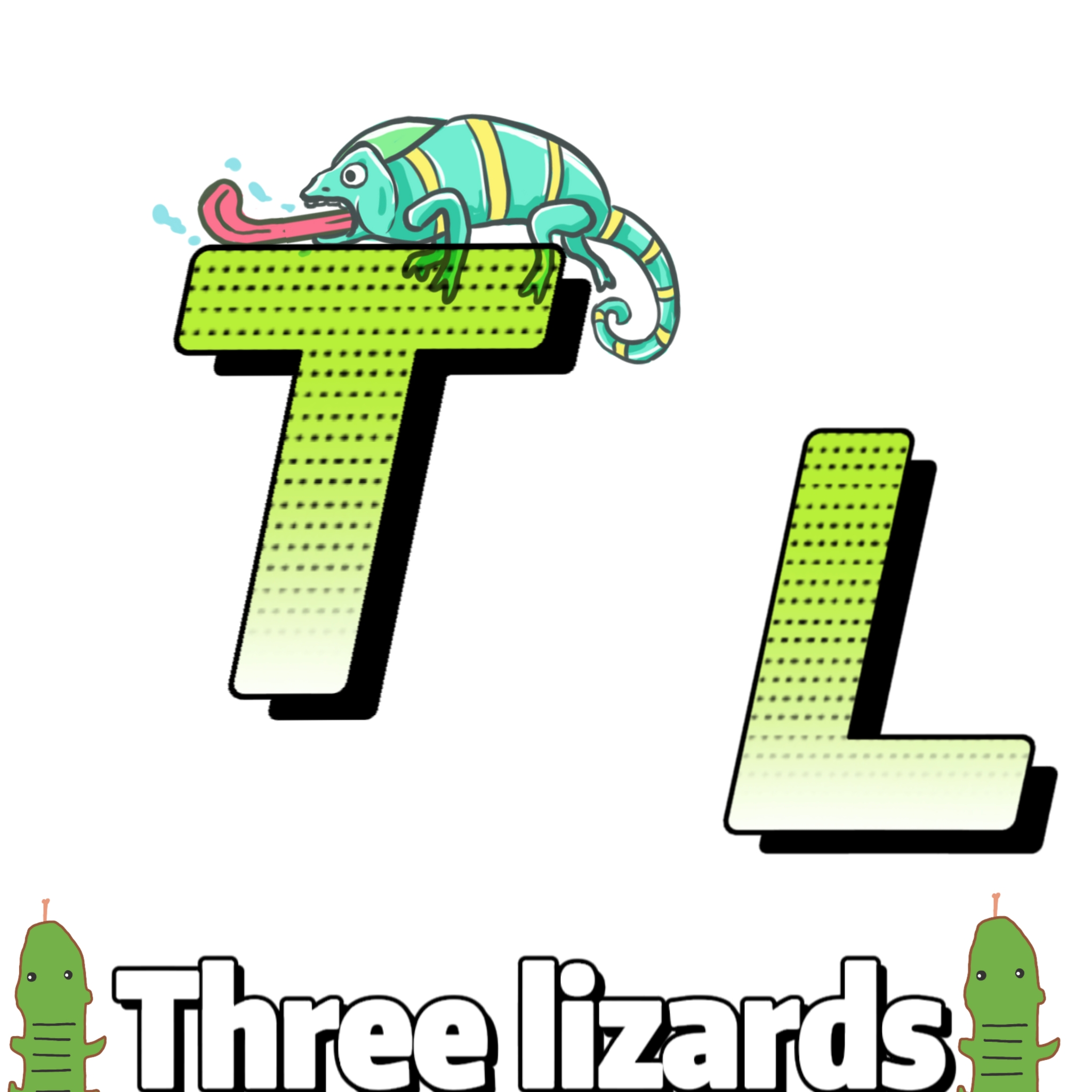 Three lizards